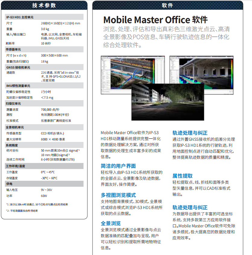 IP-S3高清移动测量系统
